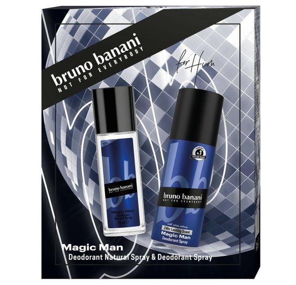 Bruno Banani Magic Man - dezodor spray 75 ml + dezodor spray 150 ml