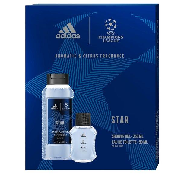 Adidas Champions League Star Edition - EDT 50 ml + tusfürdő 250 ml