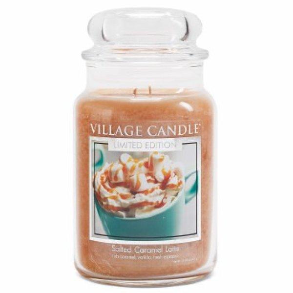 Village Candle Illatgyertya Salted Caramel Latte 602 g