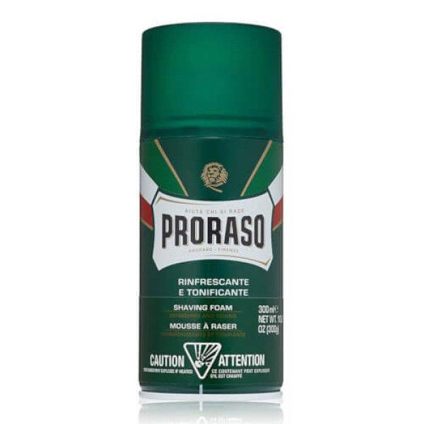 Proraso Frissítő borotvahab eukaliptusszal Green (Shaving Foam) 300
ml