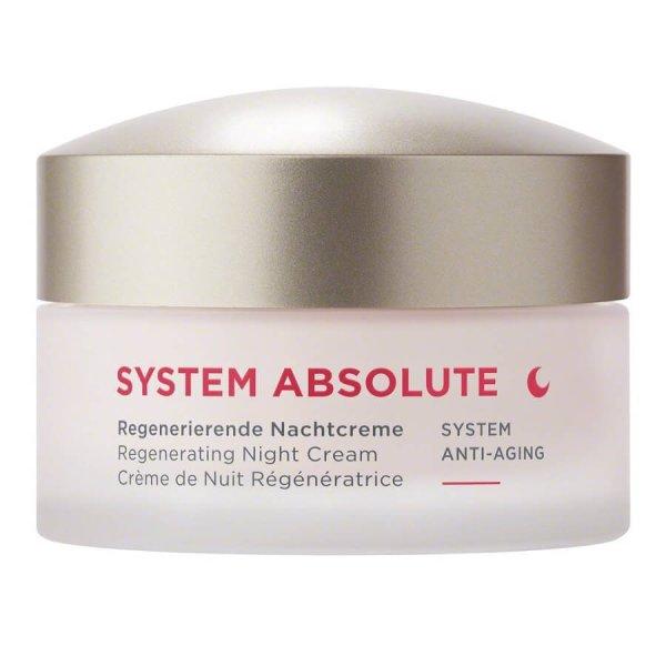 ANNEMARIE BORLIND Éjszakai krém SYSTEM ABSOLUTE System Anti-Aging
(Regenerating Night Cream) 50 ml