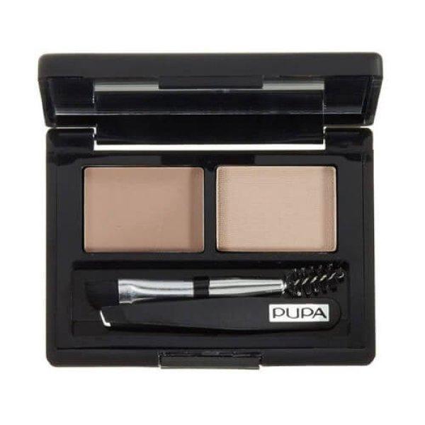 PUPA Milano Szemöldökárnyékoló paletta (Eyebrow Design
Set) 1,1 g 001 Blonde