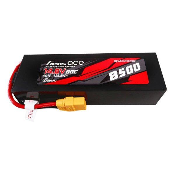 Gens ace G-Tech 8500mAh 14.8V 60C 4S1P Lipo Battery Pack PC Material Case with
XT90 plug