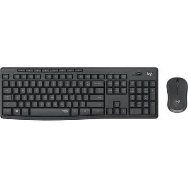 LOGITECH Billentyűzet + egér - MK295 Silent Vezeték Nélküli Combo
Grafitszürke, HUN