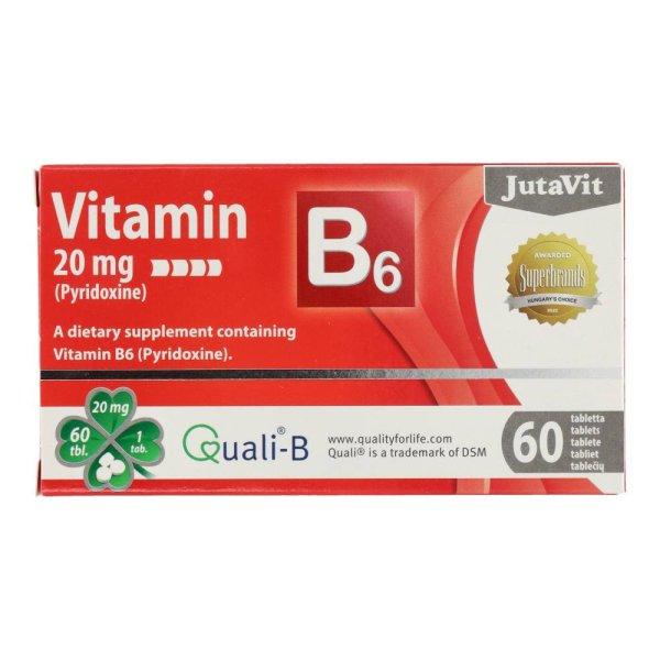 JUTAVIT B6-VITAMIN 20MG TABLETTA 60DB