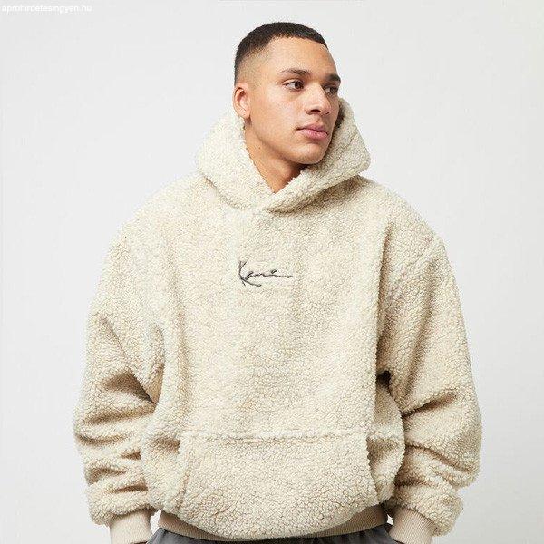 Pulcsi Karl Kani Metal Signature Teddy Os Hoodie off white