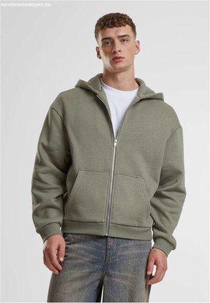 Urban Classics Fluffy Zip Hoody paleolive