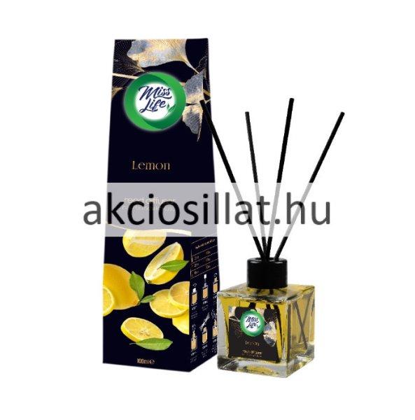 Miss Life Bamboo Pálcikás Légfrissítő Citrom illatú 100ml