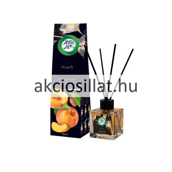 Miss Life Bamboo Pálcikás Légfrissítő Barack illatú 100ml