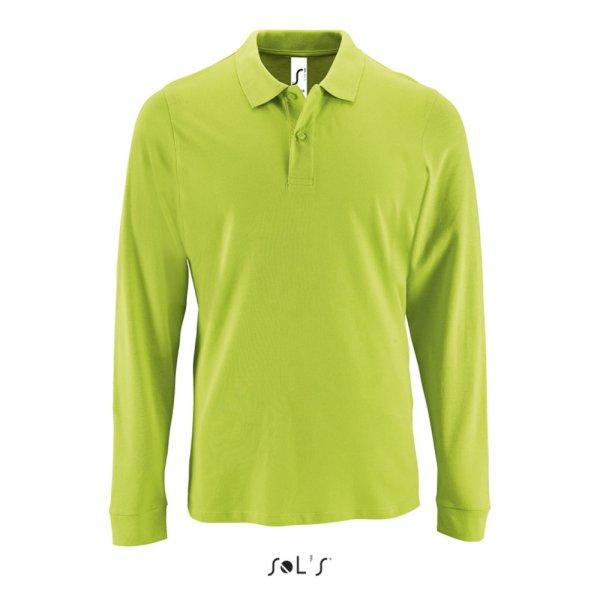 Férfi PERFECT hosszú ujjú galléros piké póló, SOL'S SO02087, Apple
Green-2XL