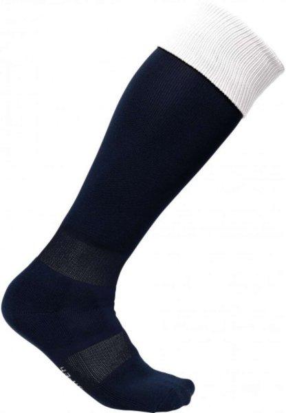 PA0300 hosszú szárú sportzokni kontrasztos színű felsö résszel Proact,
Sporty Navy/White-35/38