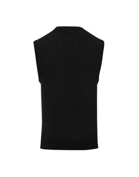 PR699 V-nyakkivágású trendy férfi mellény Premier, Black-2XL