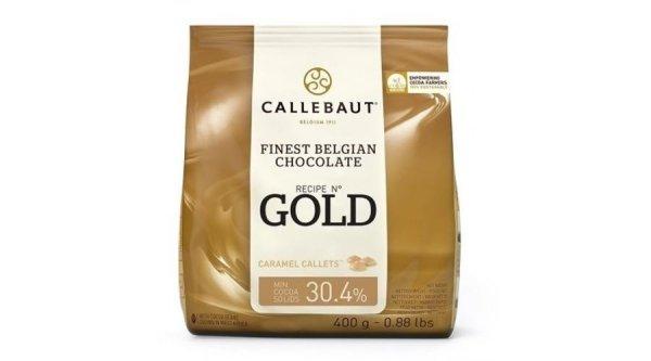 Fehércsokoládé karamellel 400 g Callebaut Gold