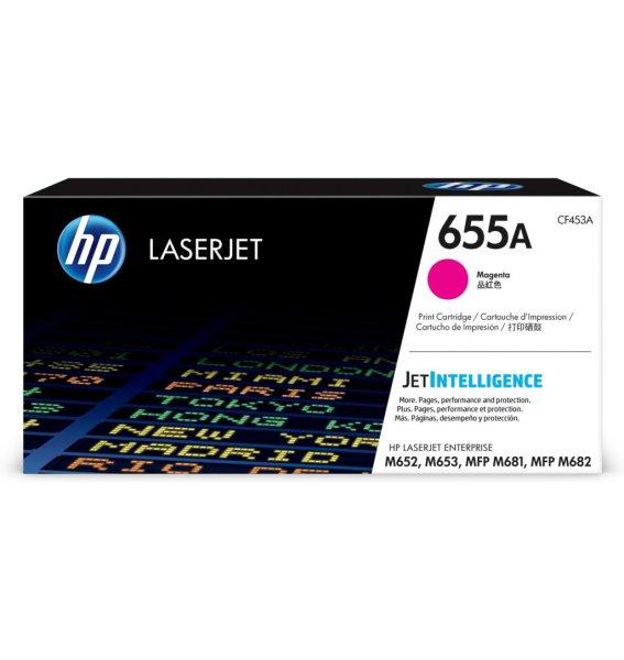 HP CF453A Toner Magenta 10.500 oldal kapacitás No.655A