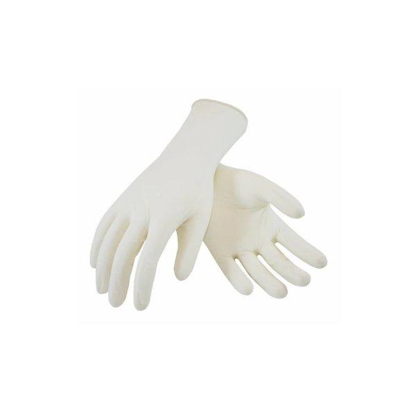 Gumikesztyű latex púderes S 100 db/doboz, GMT Super Gloves fehér