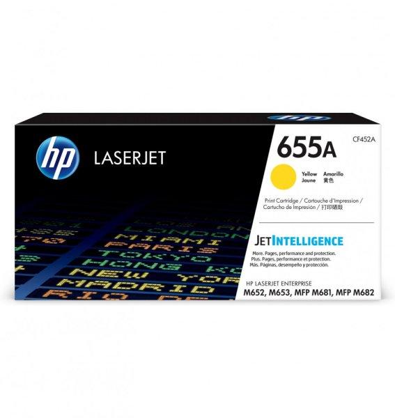 HP CF452A Eredeti Sárga Toner Hp 655A