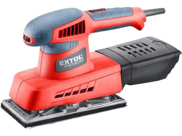 EXTOL PRMIUM vibrációs csiszológép 200 W, max. 13.000 ford/perc, 93×185 mm
papír
