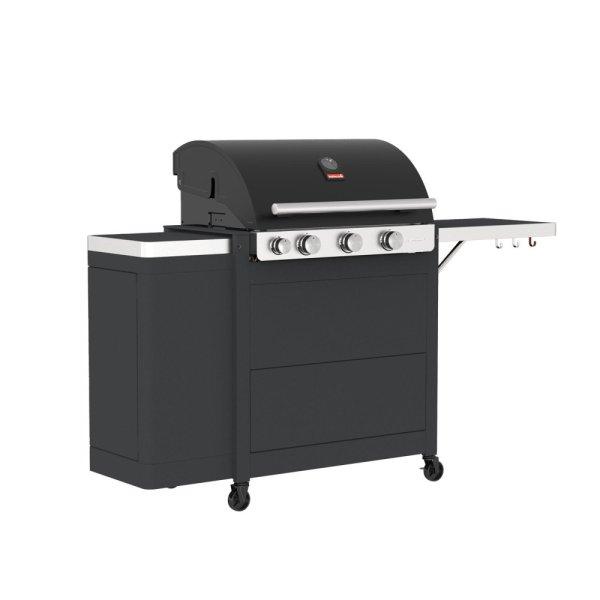 Barbecook BC-GAS-2037 Stella 3221 gázgrill, tárolóval, oldalégővel,
gázpalack tárolóval, 174x59x119cm