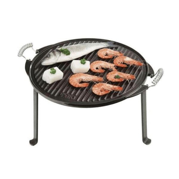 Kétoldalú grillsütő tálca, 32 cm