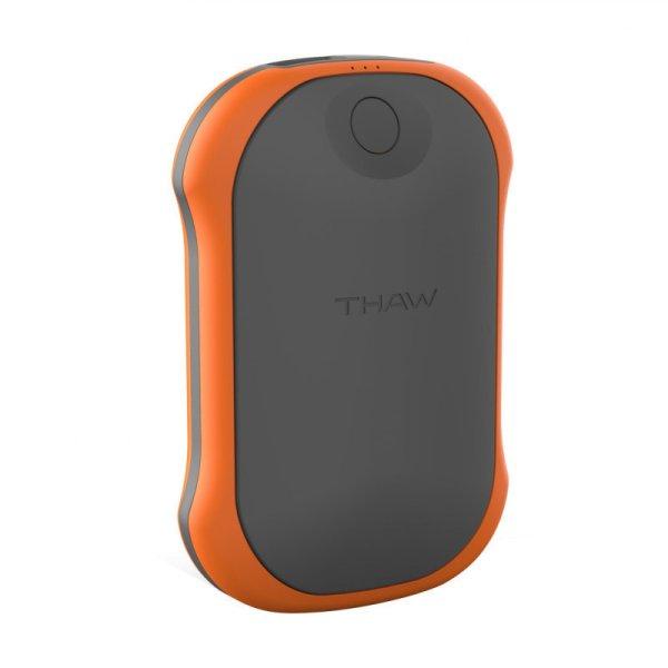 THAW THA-HND-0013-G újratölthető kézmelegítő, powerbank funkcióval, nagy,
10.000 mAh kapacitás, újratölthető, 3 üzemmód, max. 60 °C