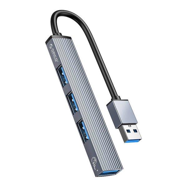 Orico AH-A13 USB-ről 4x USB 3.0 hub adapterre (szürke)