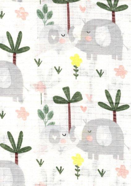 Mintás textil pelenka 1db-os - Elefánt
