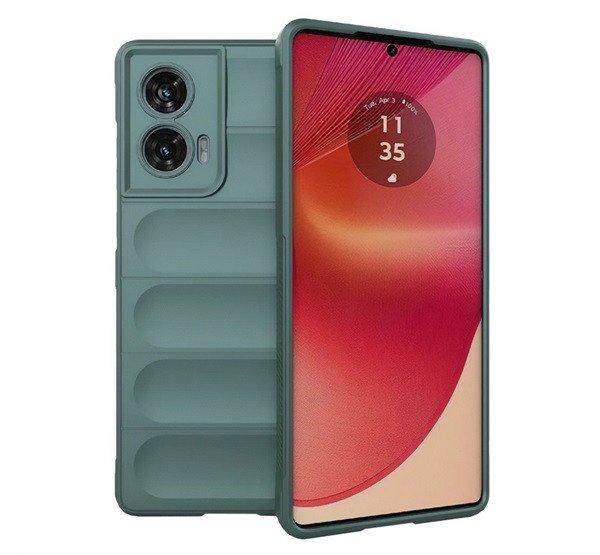 Szilikon telefonvédő (ütésállóság, kameravédő, 3D) SÖTÉTZÖLD
Motorola Edge 50 Fusion 5G