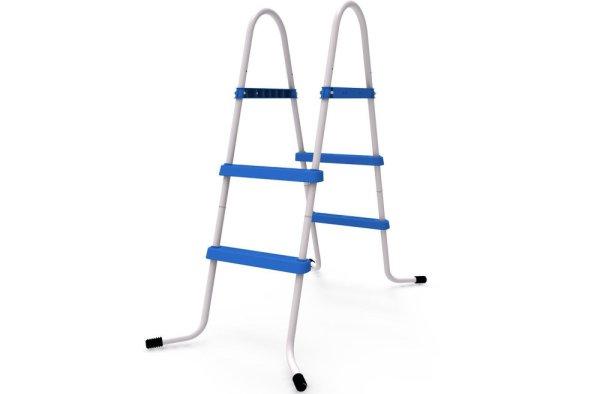 Bestway FFH 039 (58430) kétágú, 2 fokú 84 cm medence létra max 84 cm magas
kerti puhafalú és fémvázas medencékhez