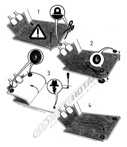 méretpontos gumiszőnyeg Ford Ranger Raptor 2022- (elöl)|Rezaw-Plast