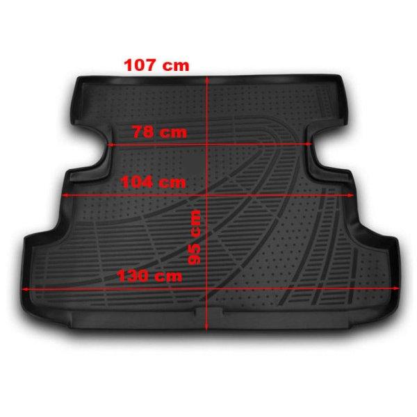 Gumi méretpontos csomagtér tálca Lada Niva 4x4 2009-2020 (5 ajtós)|Novline