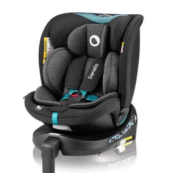 Lionelo gyerekülés Navy i-Size Isofix 360 fok 40-150 cm türkiz