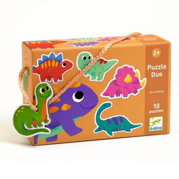 Dínó világ - Párosító puzzle - Duo Dinos - DJ08263