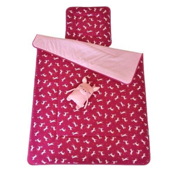 Gyerek-Ovis paplan szett 100 X 135 pink 