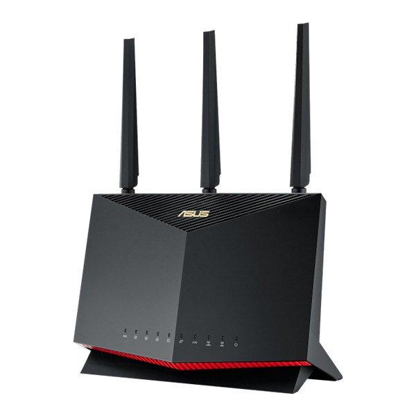 ASUS Wireless Router Dual Band AX5700 1xWAN(1000Mbps) + 1xWAN/LAN(2.5Gbs) +
4xLAN(1000Mbps) + 2xUSB, RT-AX86U PRO