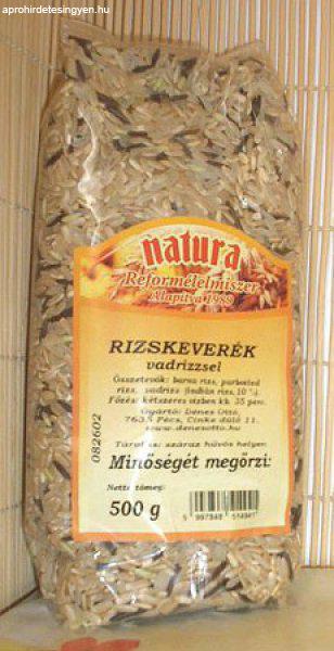 NATURA RIZSKEVERÉK VADRIZZSEL 500G