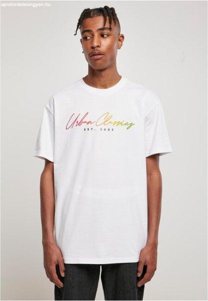 Urban Classics Script Logo Tee white