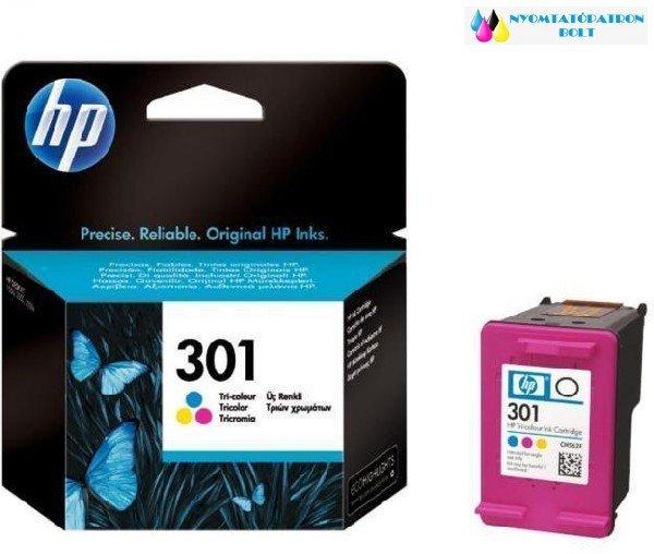 HP 301 színes eredeti tintapatron CH562EE 