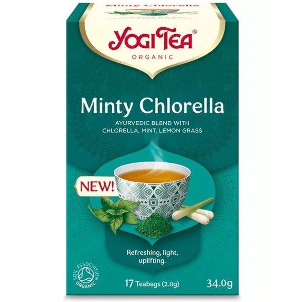 Mentás bio tea chlorella algával - Yogi Tea