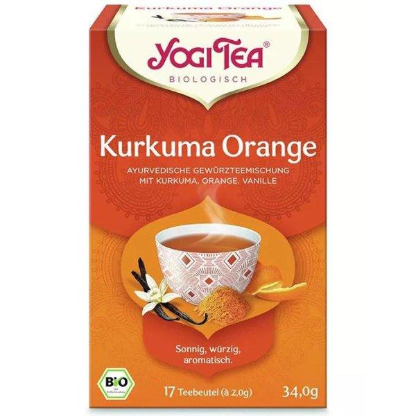 Kurkuma narancs bio tea - Yogi Tea