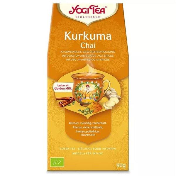 Kurkuma szálas chai bio tea - Yogi Tea