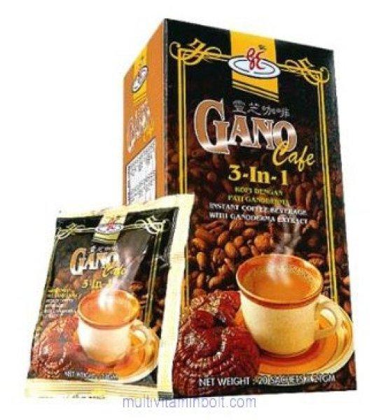 Gano Cafe 3-in-1-ben, 20 tasak instant gyógygombás kávé - Gano Excel