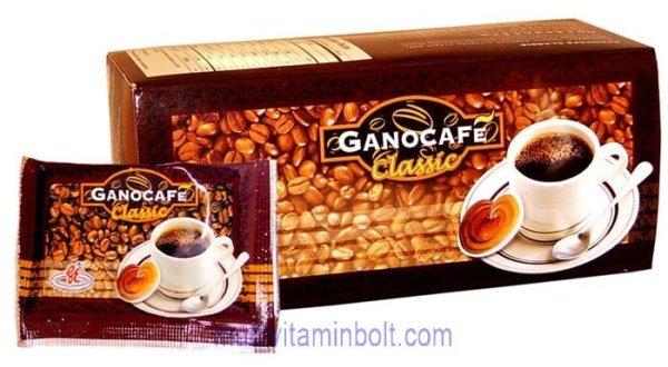 Gano Cafe Classic Ganoderma tartalmú instant kávé - 30 tasak x 3 g/doboz -
GanoExcel