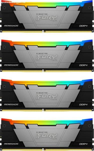 Kingston 128GB DDR4 3200MHz Kit(4x32GB) Fury Renegade RGB Black