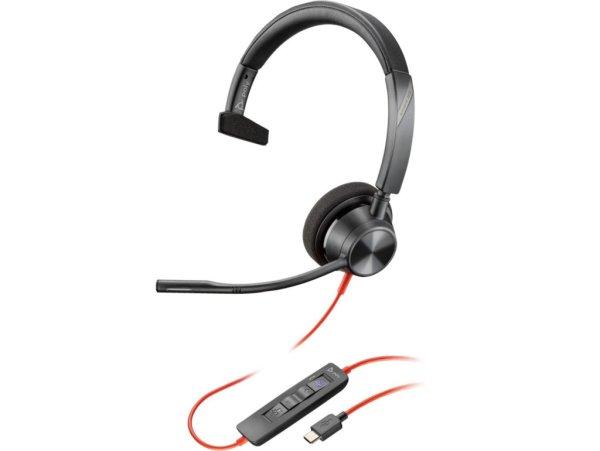 Poly Plantronics Blackwire C3310 USB-C/A Headset Black