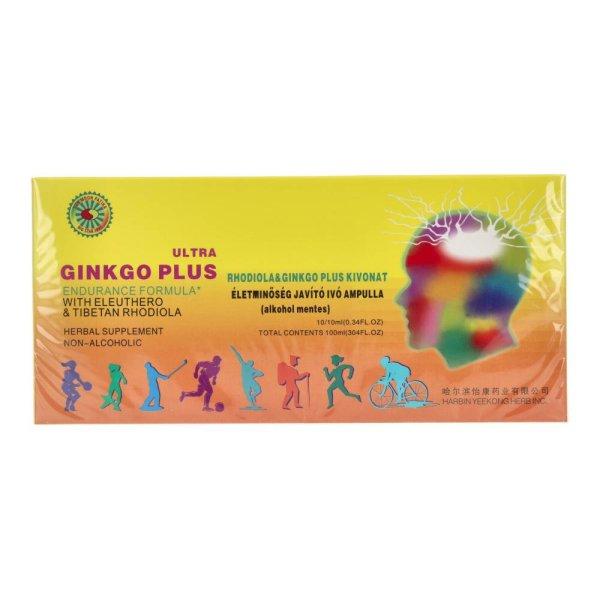 SUN MOON GINKGO PLUS-RHODIOLA AMP. 10X