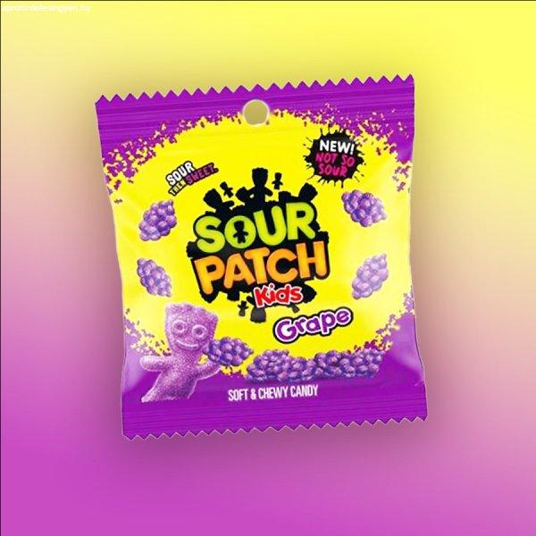 Sour Patch Kids Grape szőlő ízű savanyú gumicukor 101g