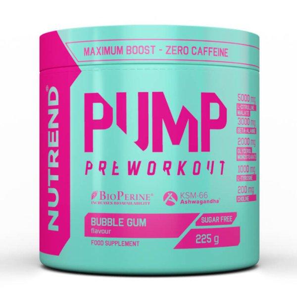 NUTREND Pump Preworkout 225g Bubble Gum