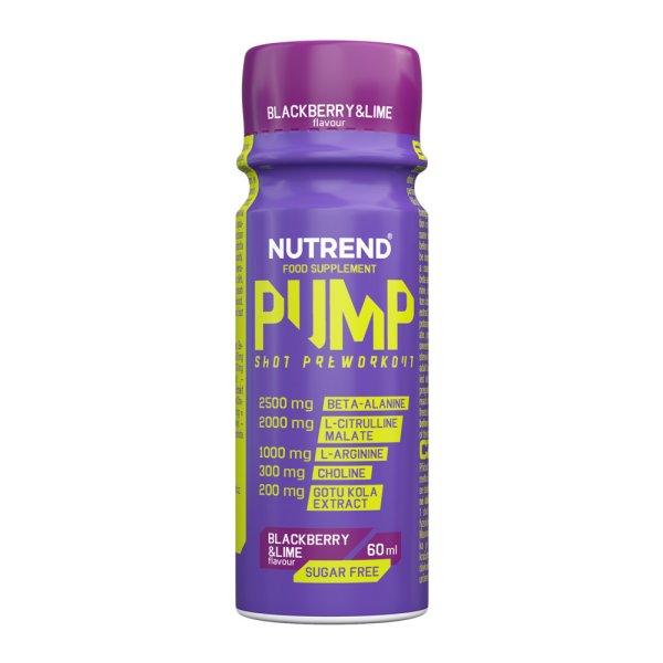 NUTREND PUMP Shot, 60ml, blackberry+lime