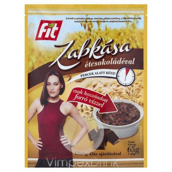 Fit reggeli Zabkása étcsokoládéval 65g /20/