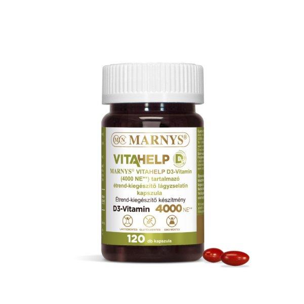 Marnys vitahelp d3 4000ne lágyzselatin kapszula 120 db